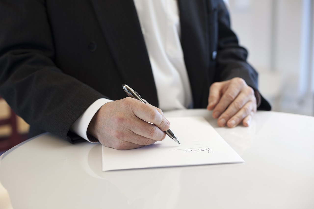 contract, signature, signature
